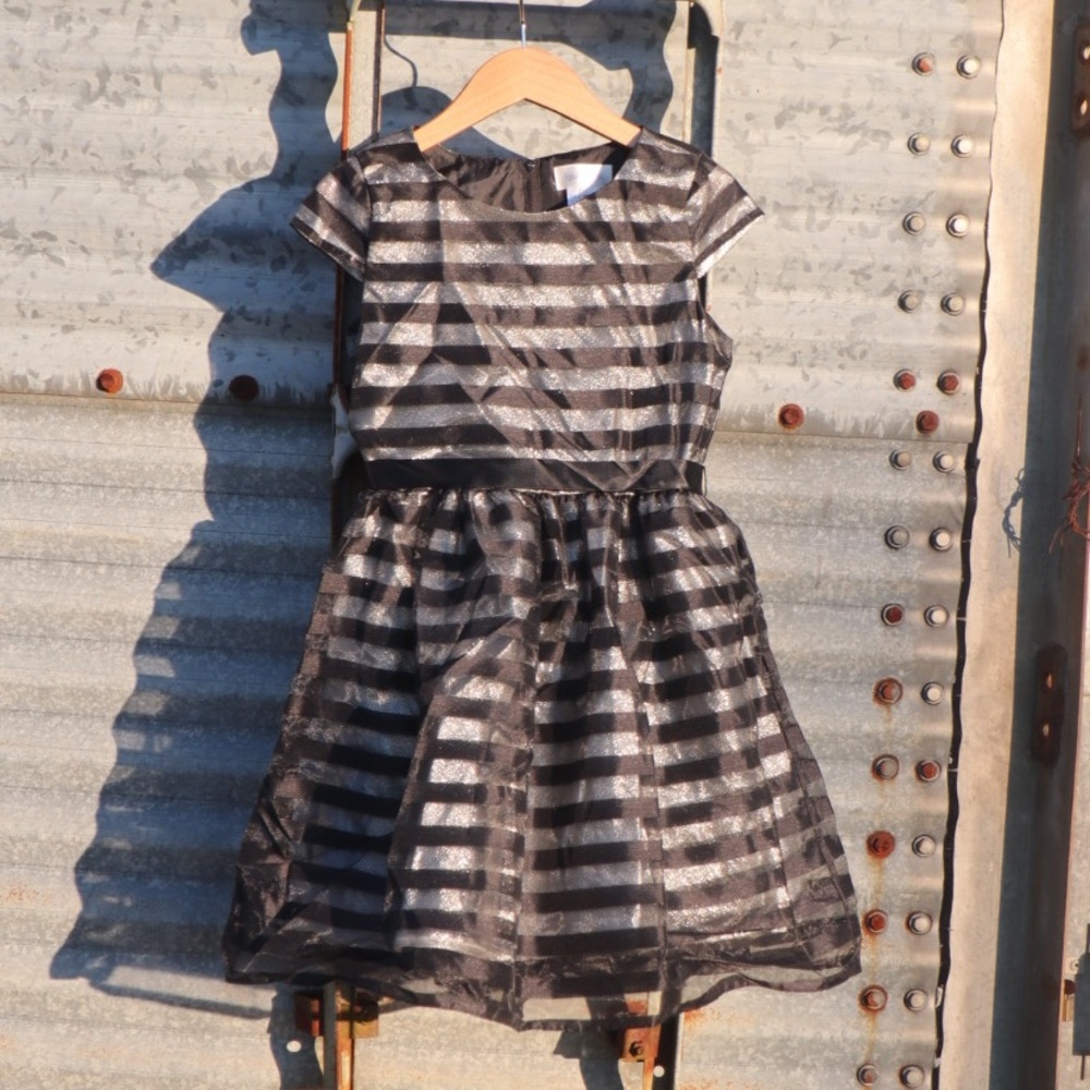 Lavender Black and Silver Special Occasions Dress